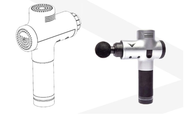 詹姆斯場外療傷神助攻，筋膜槍外觀專利化泡影